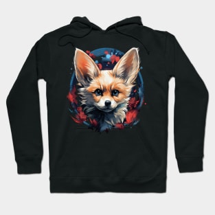 Patriotic Fennec Fox Hoodie